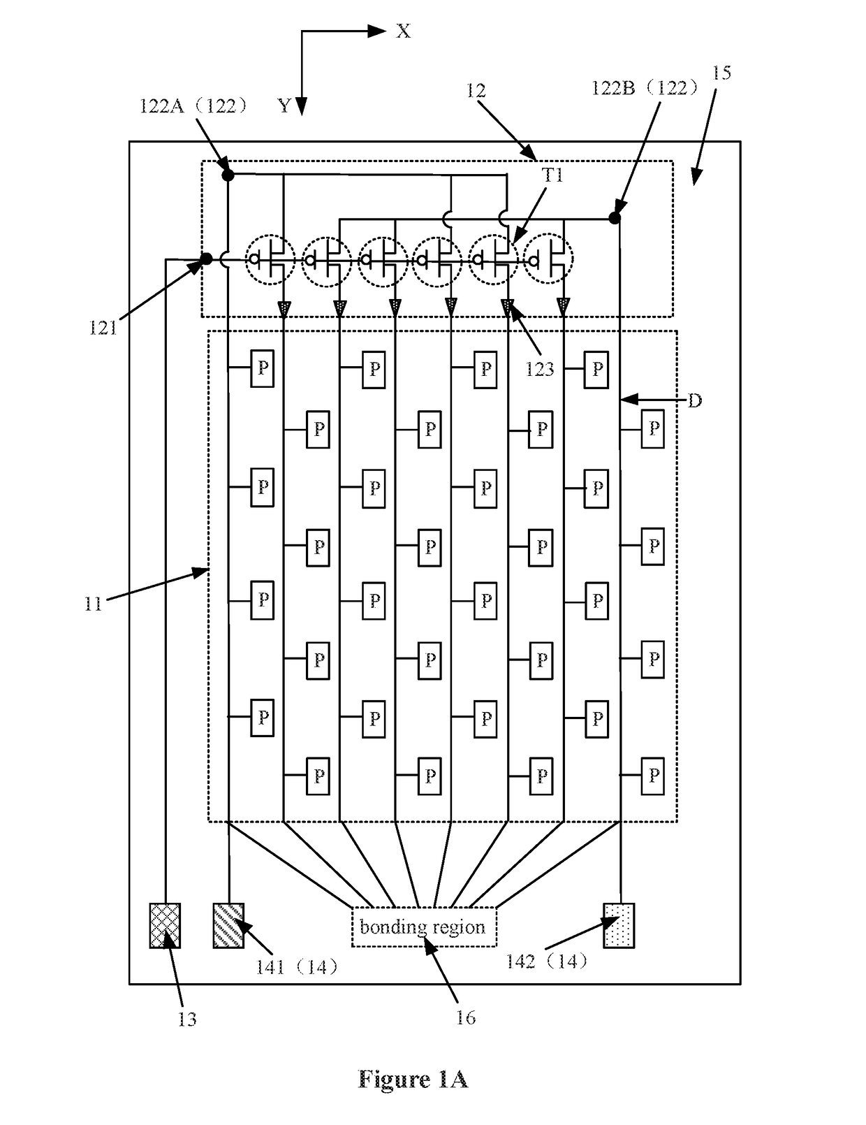 Display panel, electronic device and test method