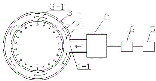 Automatic furnace-pressure control system for forging heating furnace