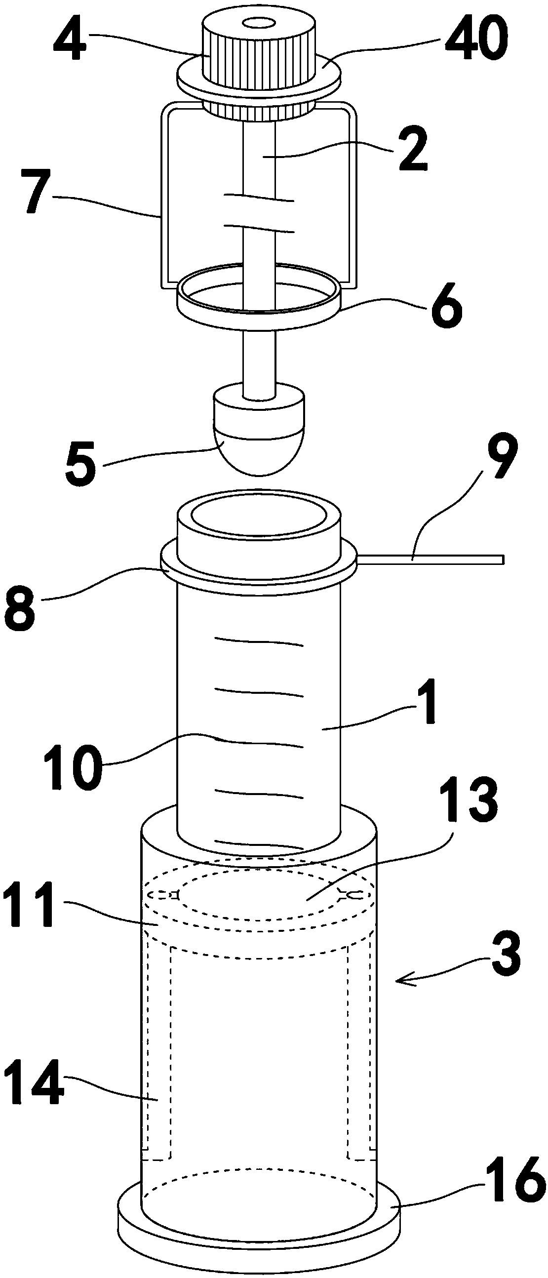 Anti-spattering bone grafting instrument and using method thereof