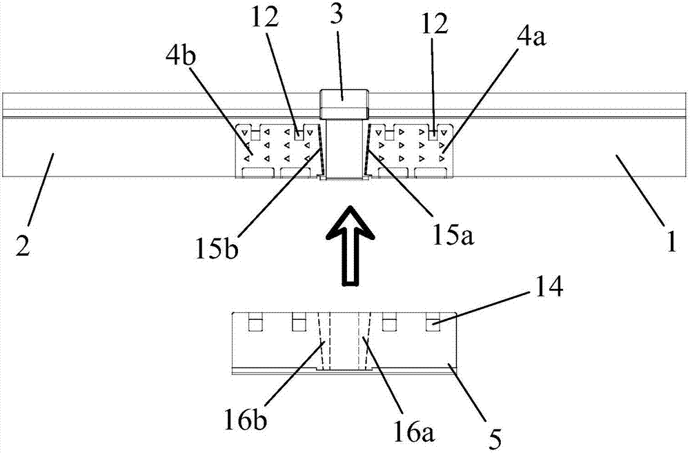 Flexible light bar connector structure