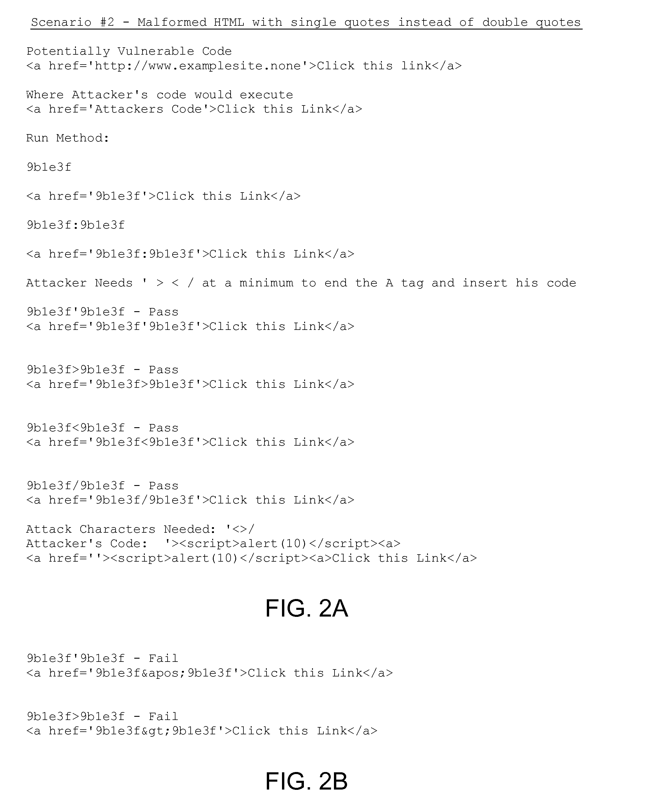 Methods for determining cross-site scripting and related vulnerabilities in applications