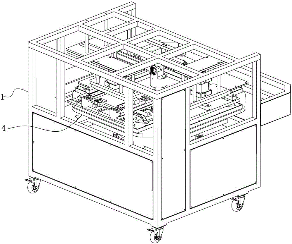 Full-automatic trouser-bottom folding and ironing machine