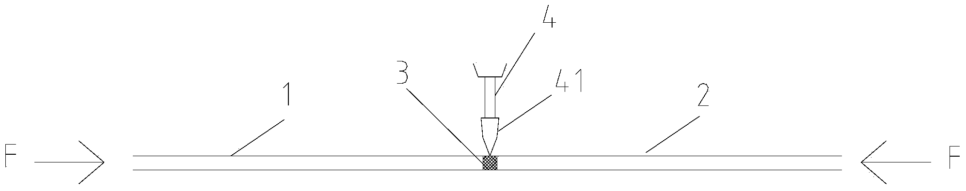 Dissimilar metal plate welding method