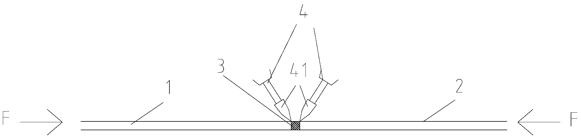 Dissimilar metal plate welding method