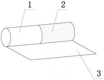 Binary filter rod for compound spiceberry grains and preparation method thereof