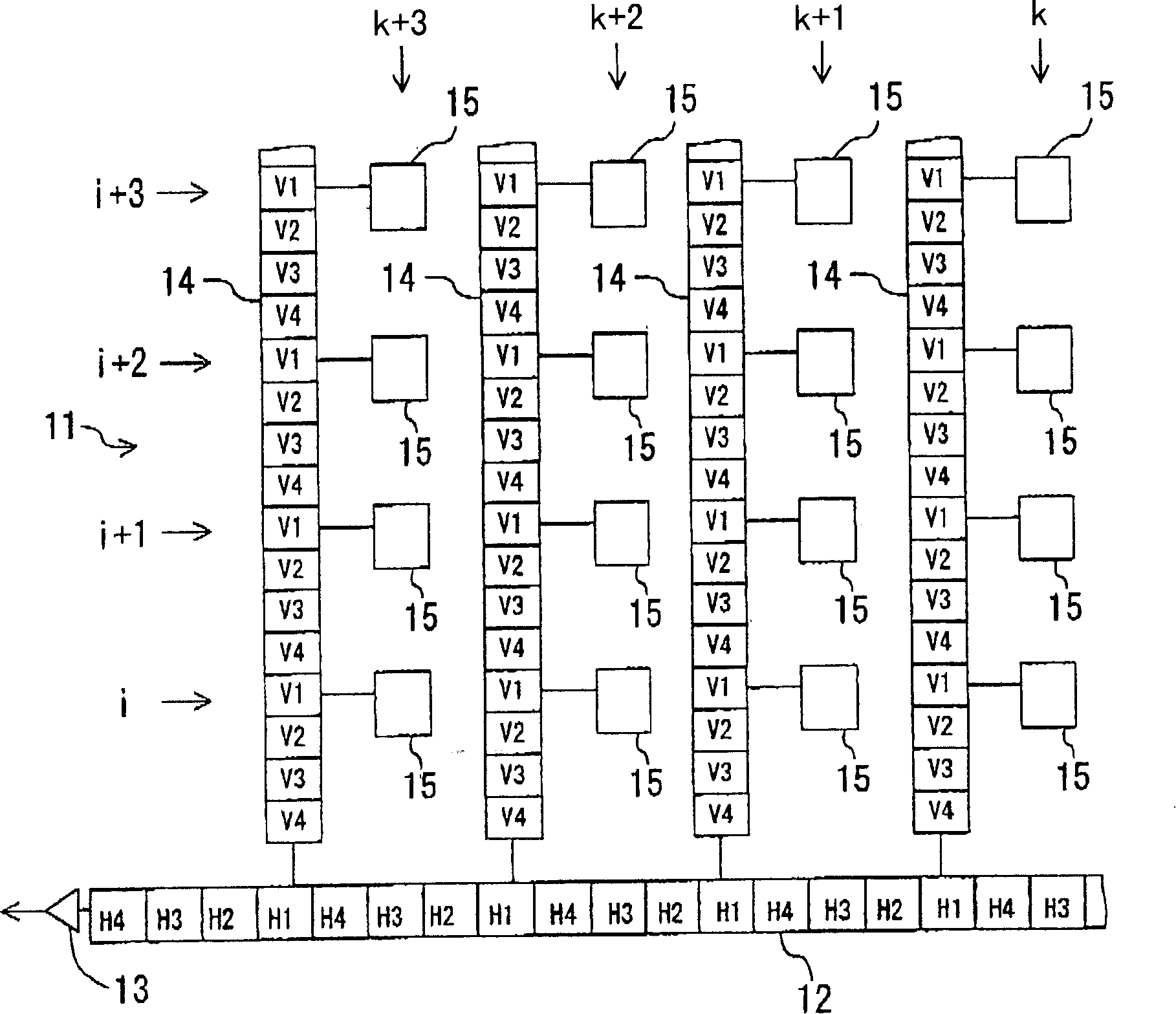 Solid camera device, driving method thereof and camera