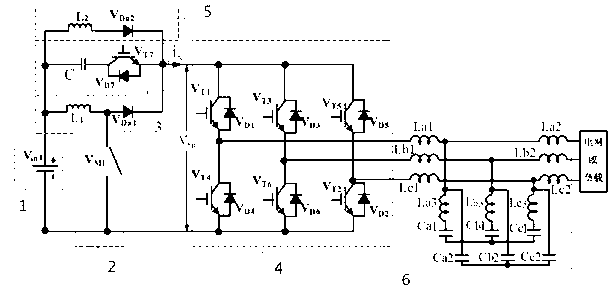 Quasi-resonance converter adopting LLCL-type filter and limiting reverse recovery current
