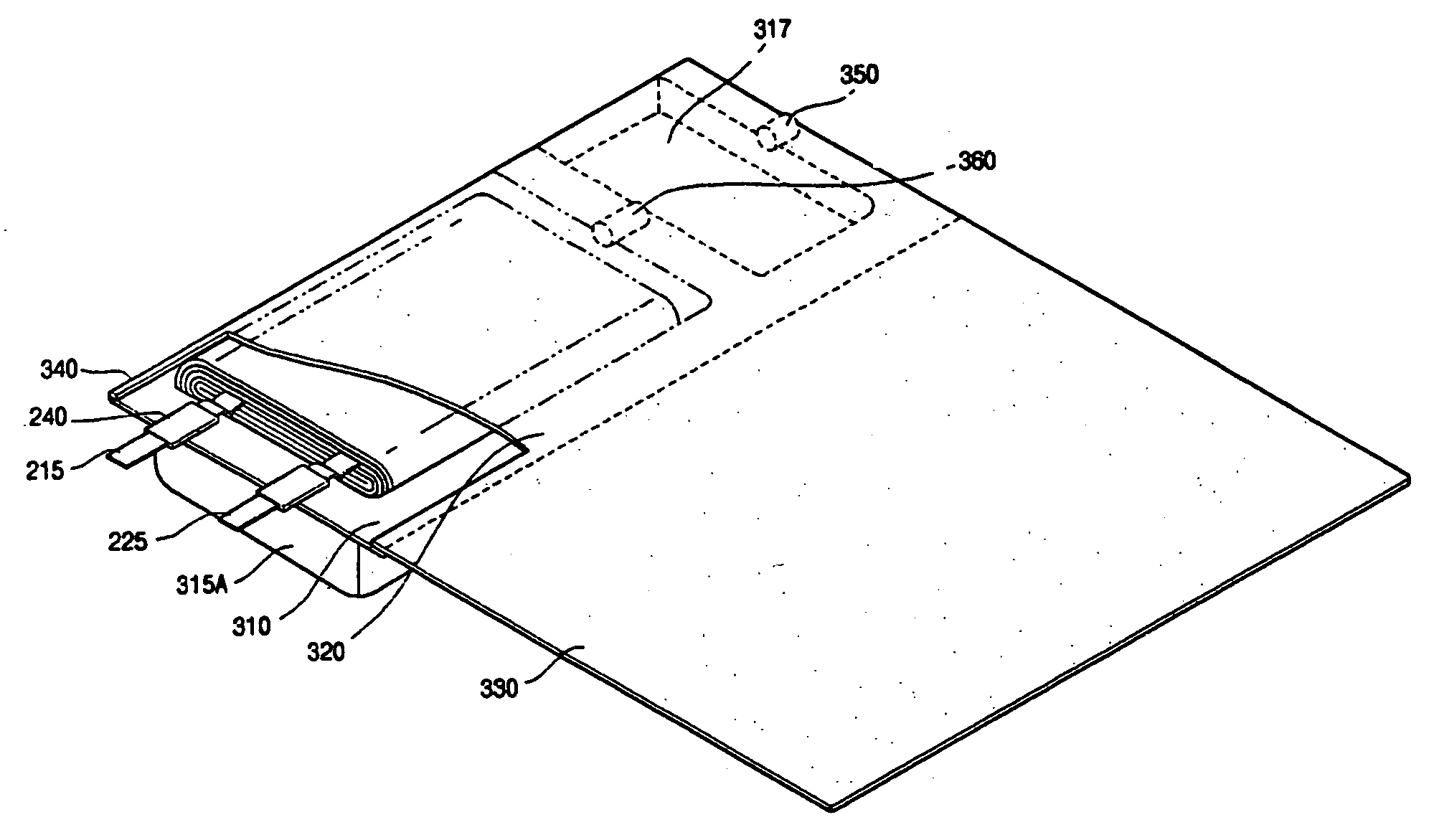 Pouch-type lithium secondary battery and fabricating method thereof