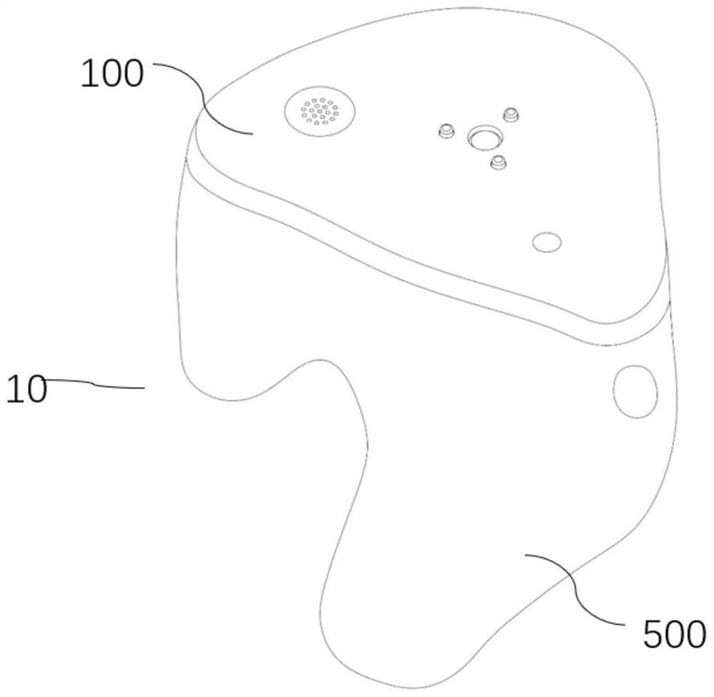 In-ear wearable device and panel assembly thereof