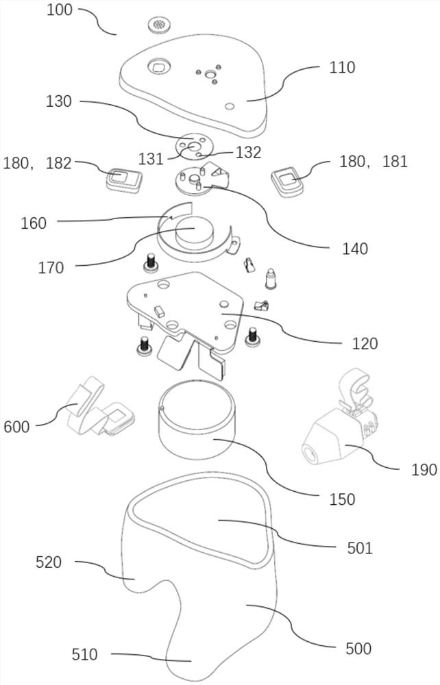 In-ear wearable device and panel assembly thereof