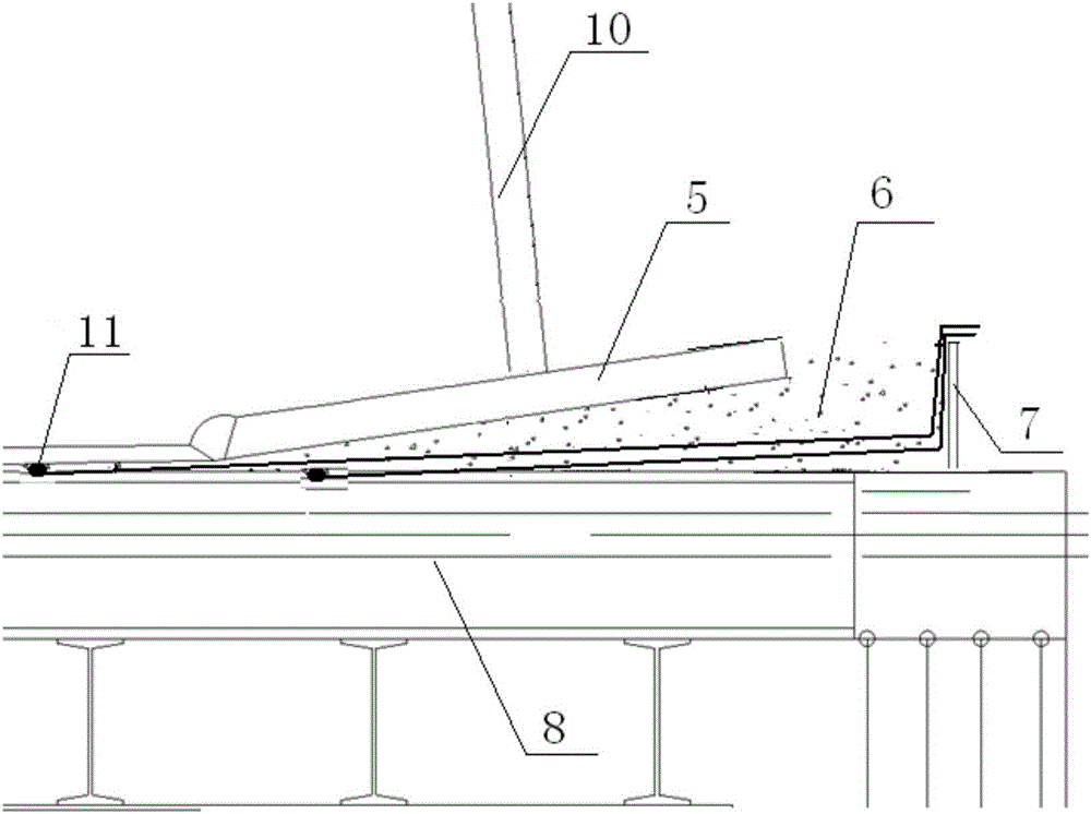 A blast furnace floor protection system