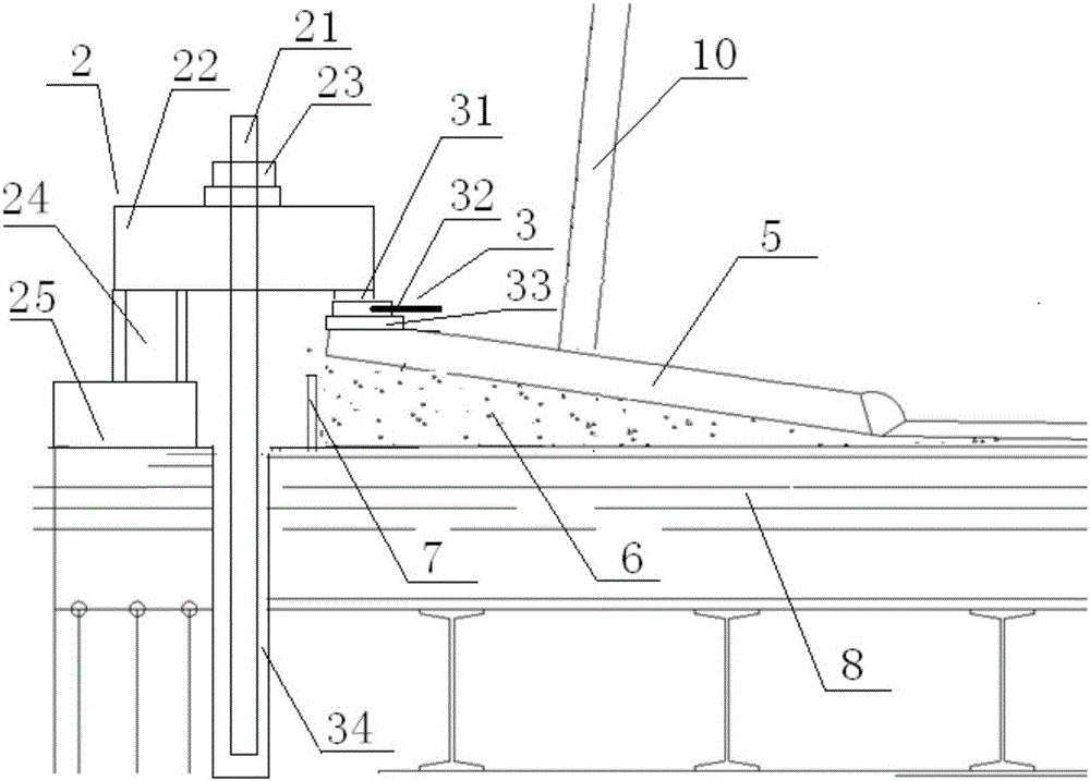 A blast furnace floor protection system