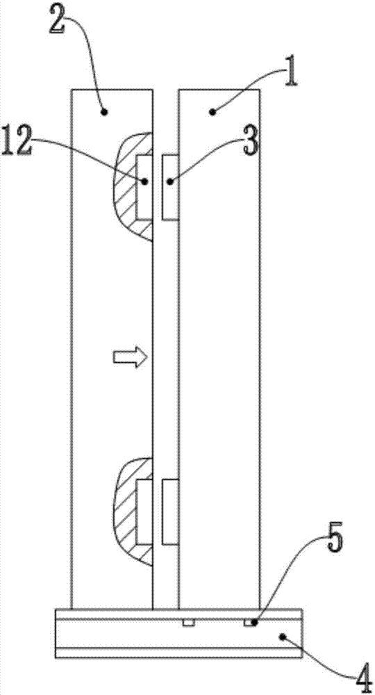 Split-type hydraulic press rack and mounting method thereof