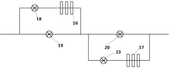 Intermittent alternate heat exchange method for loop heat pipe system