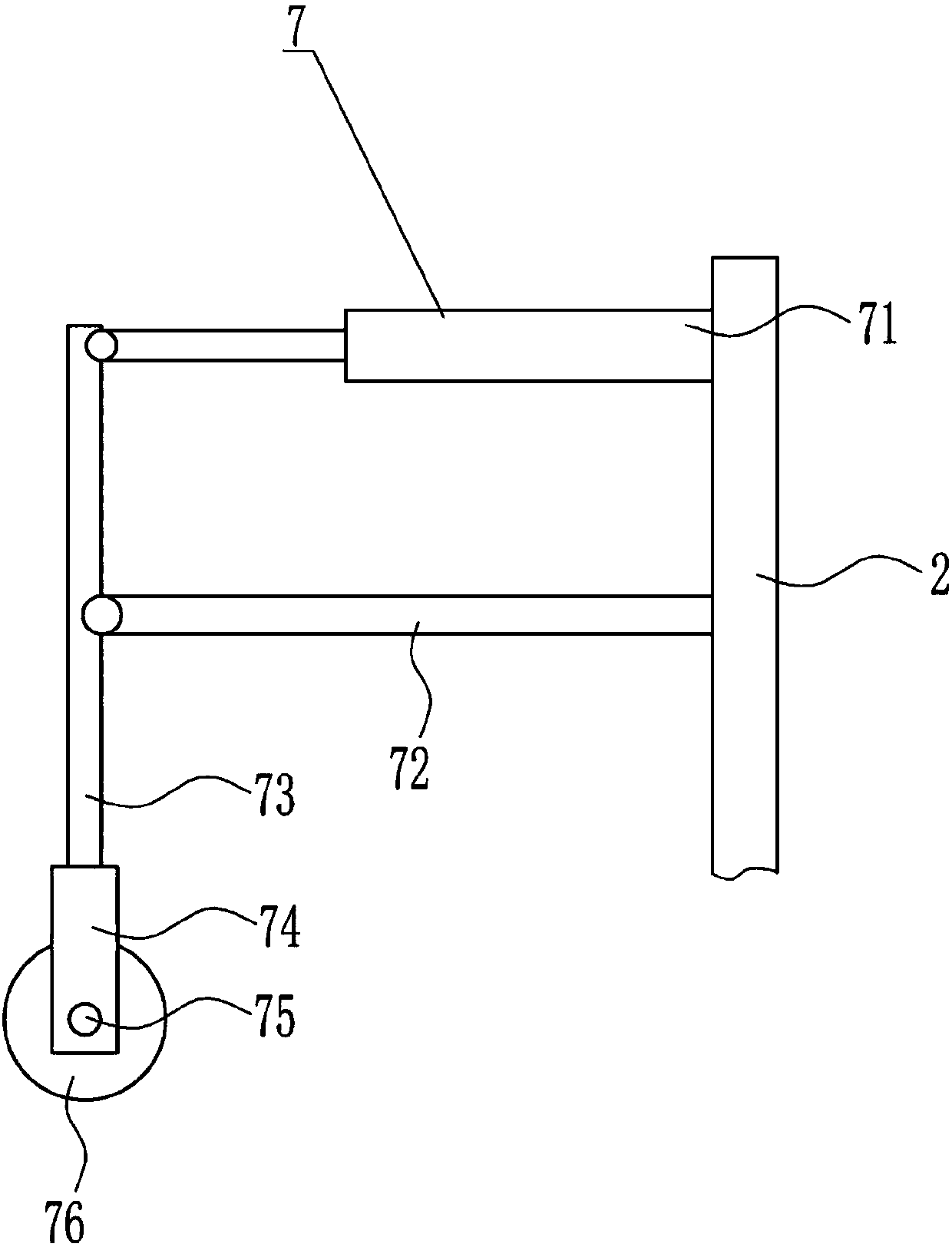 Wheat grinding device for food processing