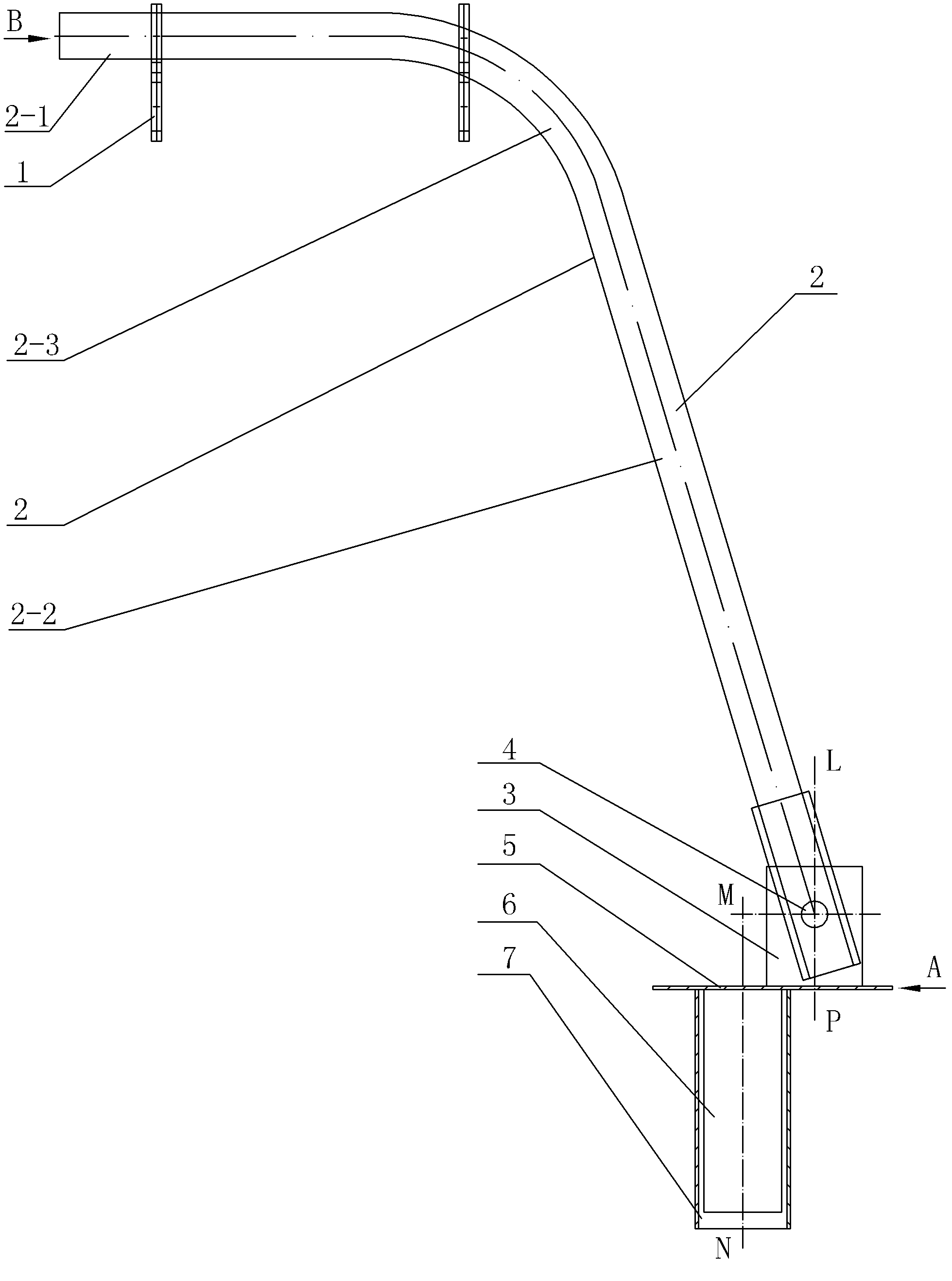 Elastic energy storage safety device for tank container