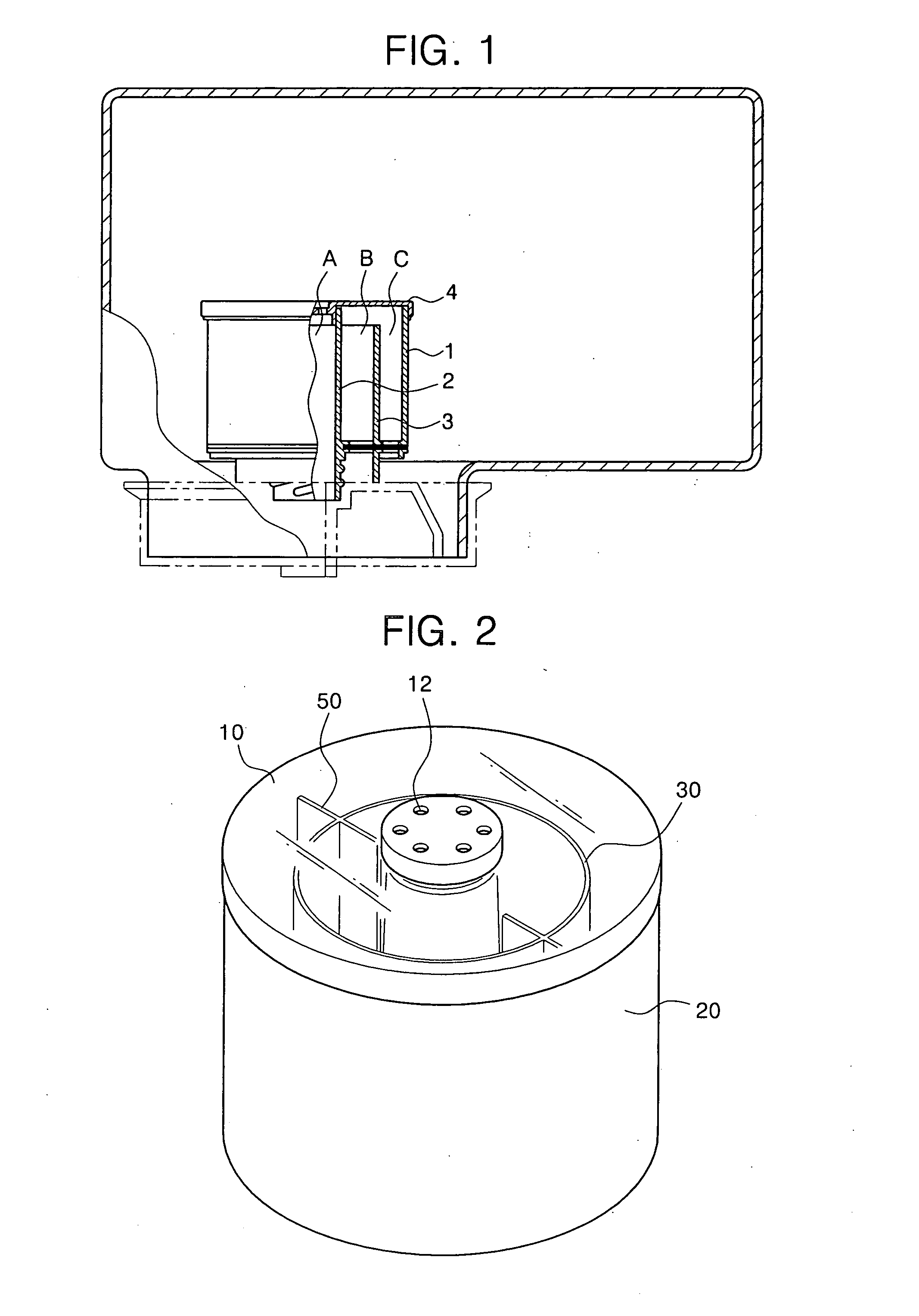 Water filtering device