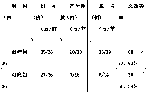 Chinese medicine composition for treating alopecia areata and preparation method of Chinese medicine composition