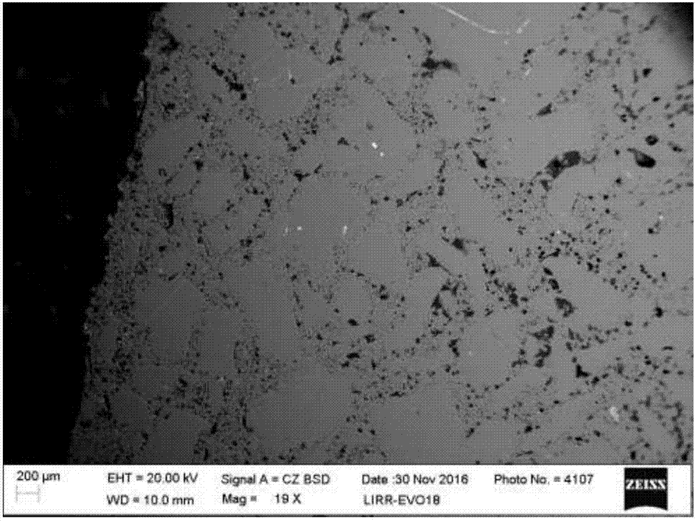 Vacuum vibration casting and moulding method for Si3N4-SiC fireproof ceramic