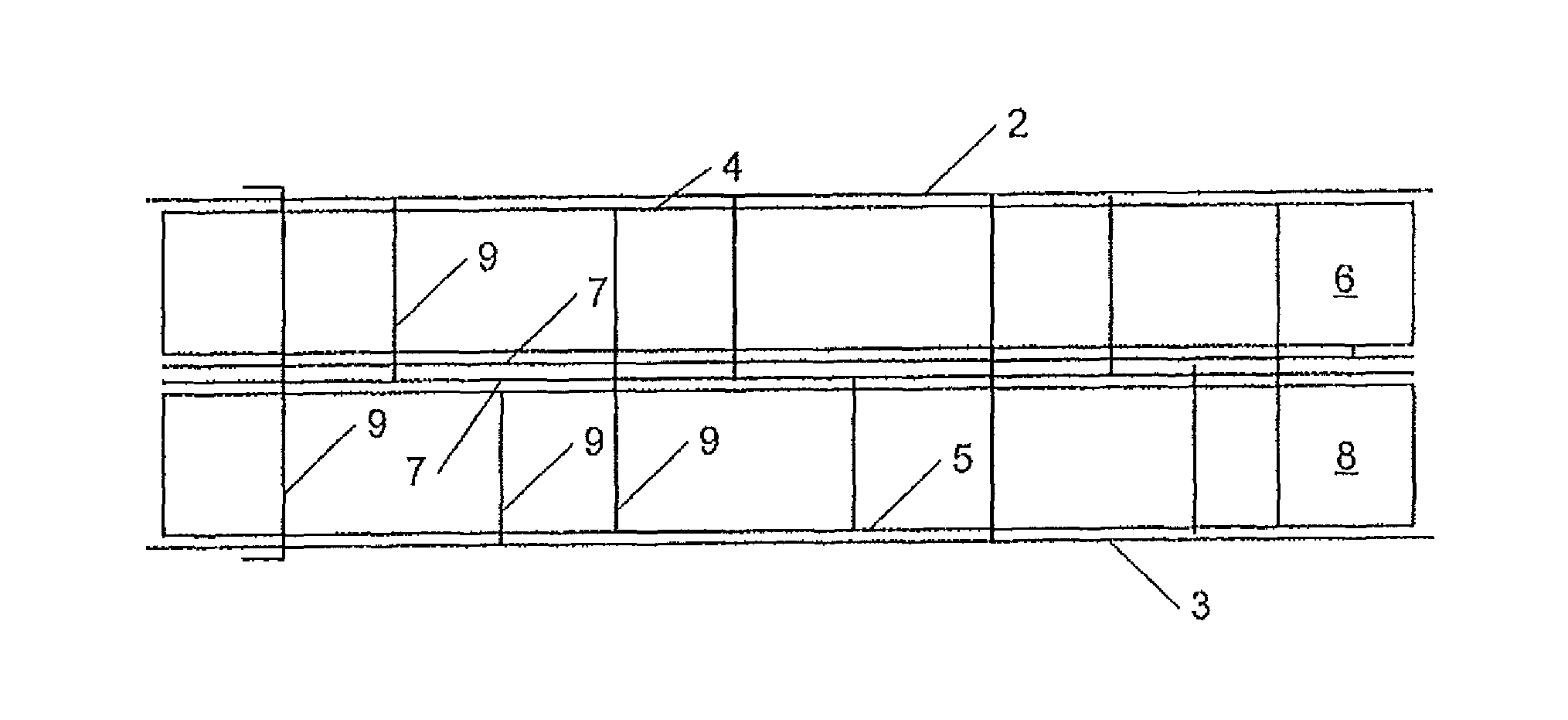 Reinforced sandwich structure