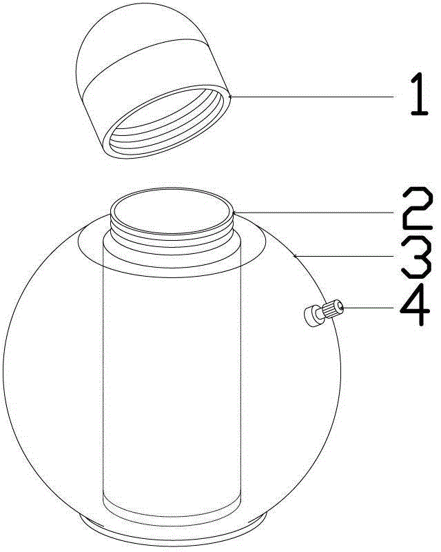 Portable vacuum cup
