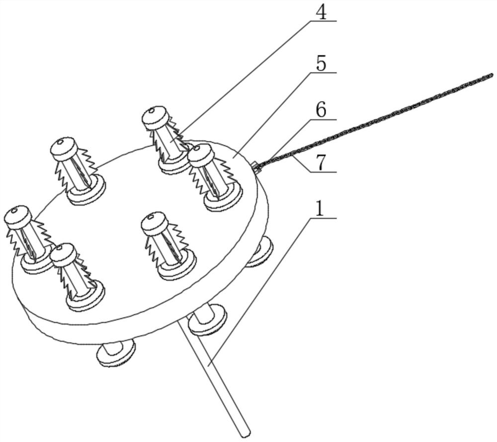 Seabed vibroflotation type multi-anchor-body anchoring system