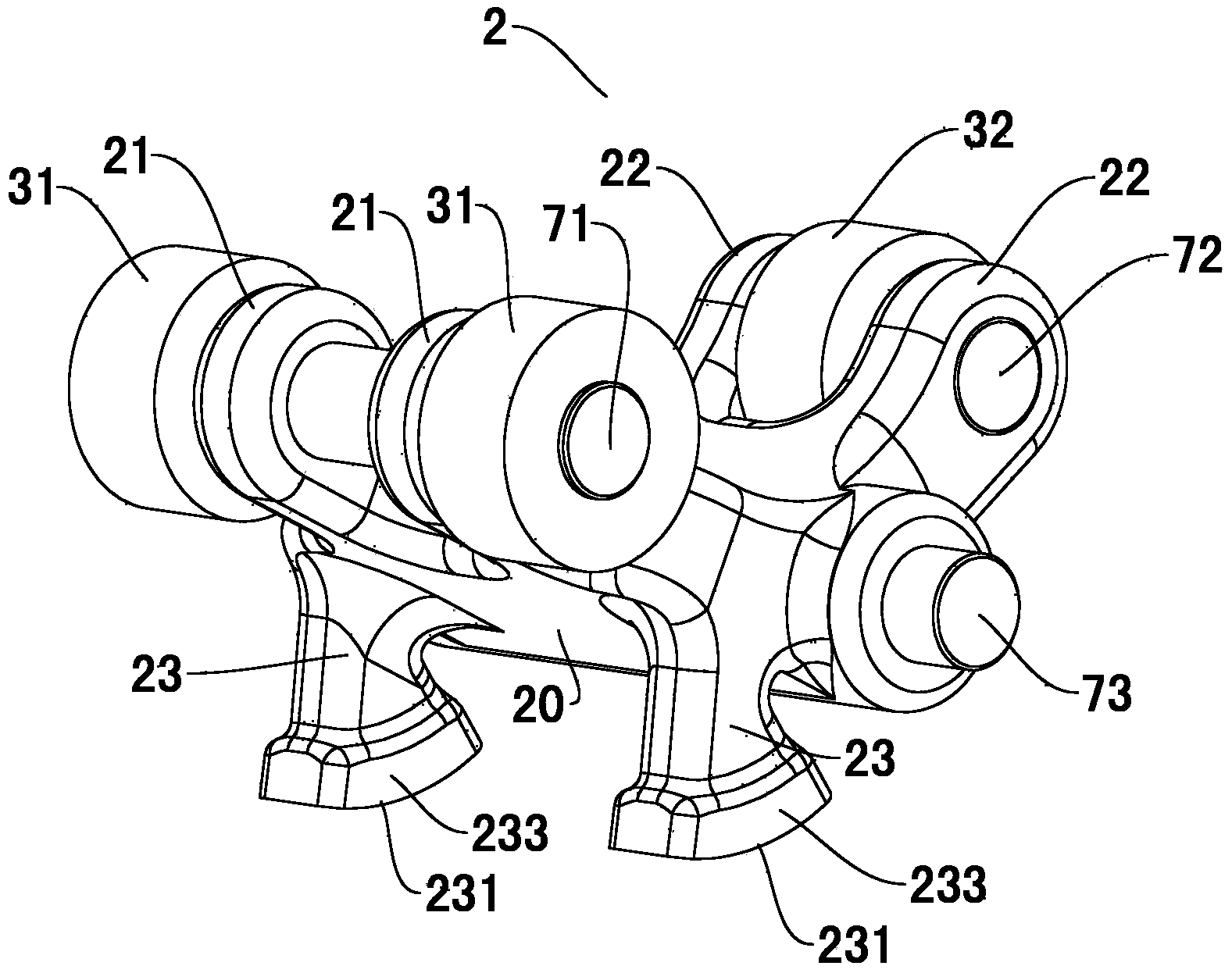 Valve mechanism for engine and vehicle with same