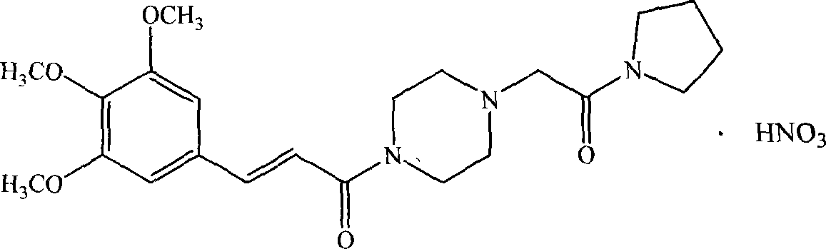 Novel medicinal salt for cinepazide and preparation method thereof