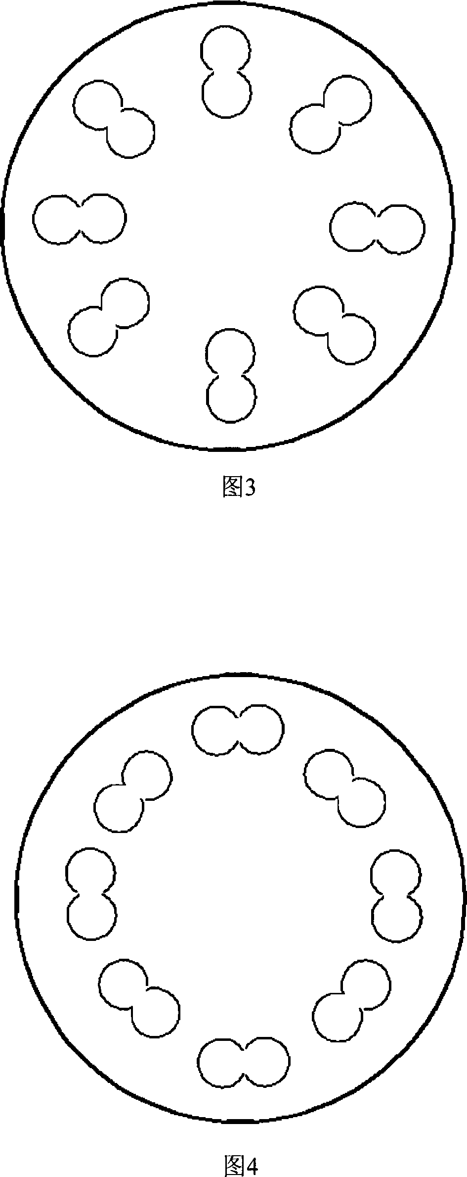 8-shaped pet/PTT hollow fibre and preparing method thereof