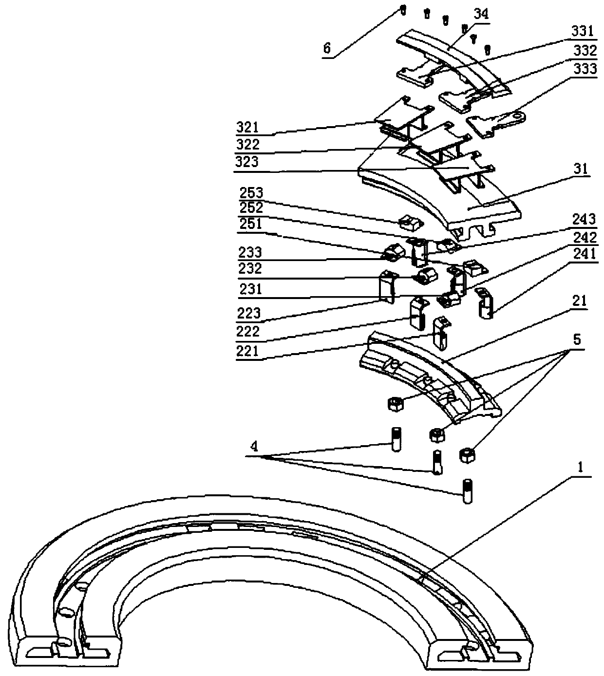 Single-winding multi-speed motor pole change mechanism