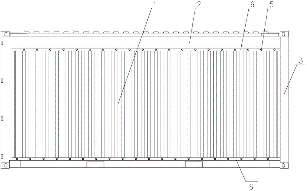 Detachable heat insulation composite wall applied to container