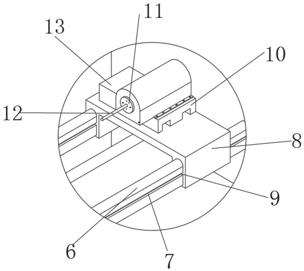 A metal plate material feeding device in intelligent manufacturing of compressor shells