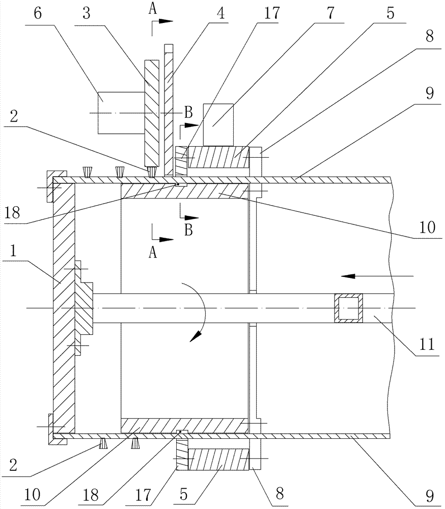 Slot screen branching caulking groove positioning and welding device