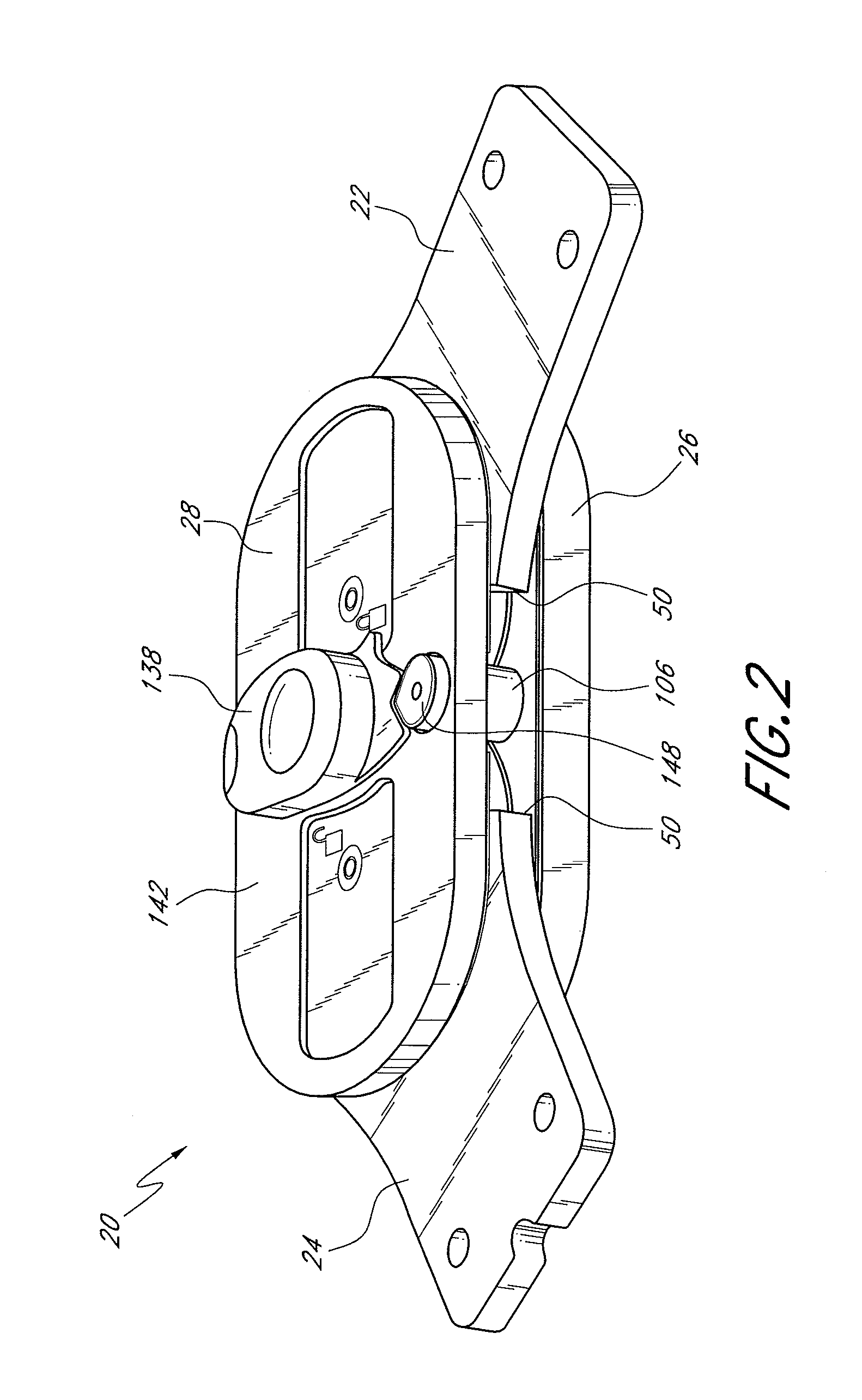 Lockable hinge