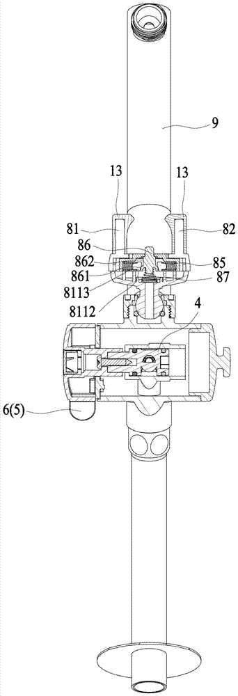 Improved water separating body with clamping device