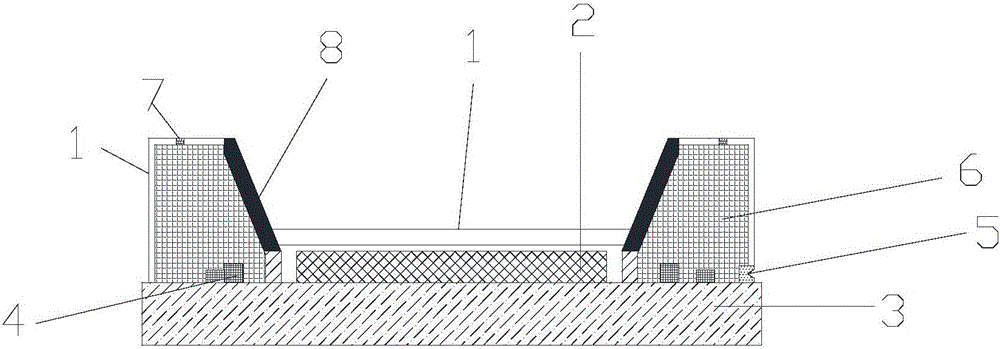 Chip on board (COB) optical module with high level protection and fabrication method thereof