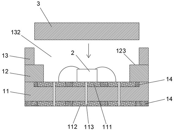 A manufacturing method of a composite sensor package carrier board and a lidar sensor