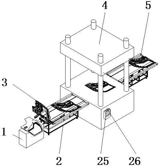 A special automation device for the door welding and flipping manipulator