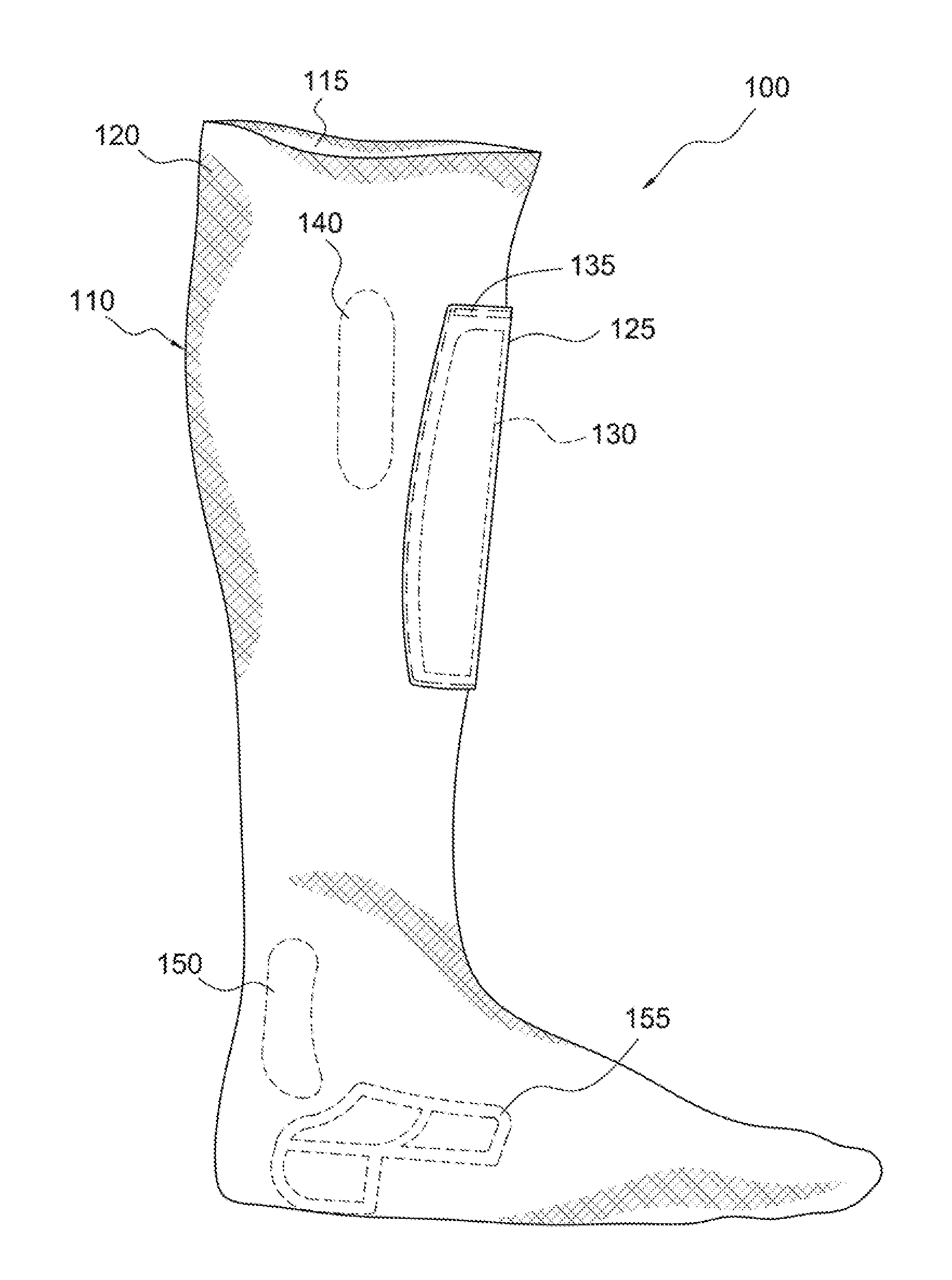 Proprioceptive topical leg gear and methods of use