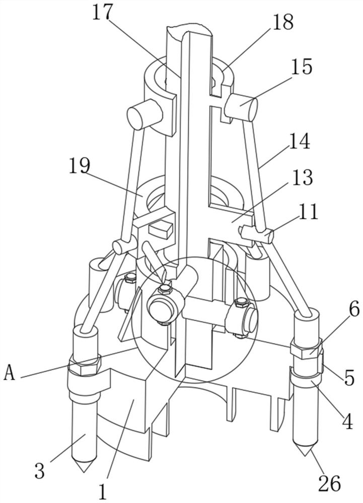 Mounting structure used for wind driven generator supporting seat