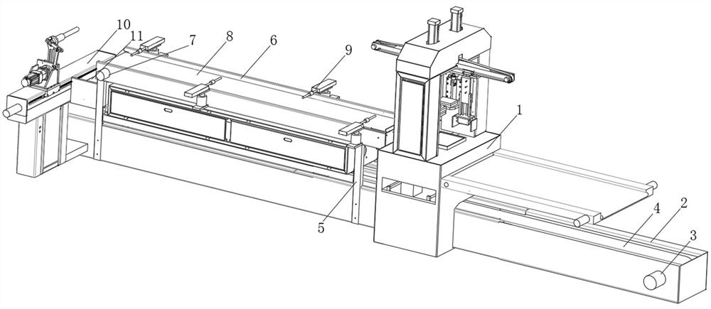 Integrated circulating machining equipment for metal protection plate in a robot