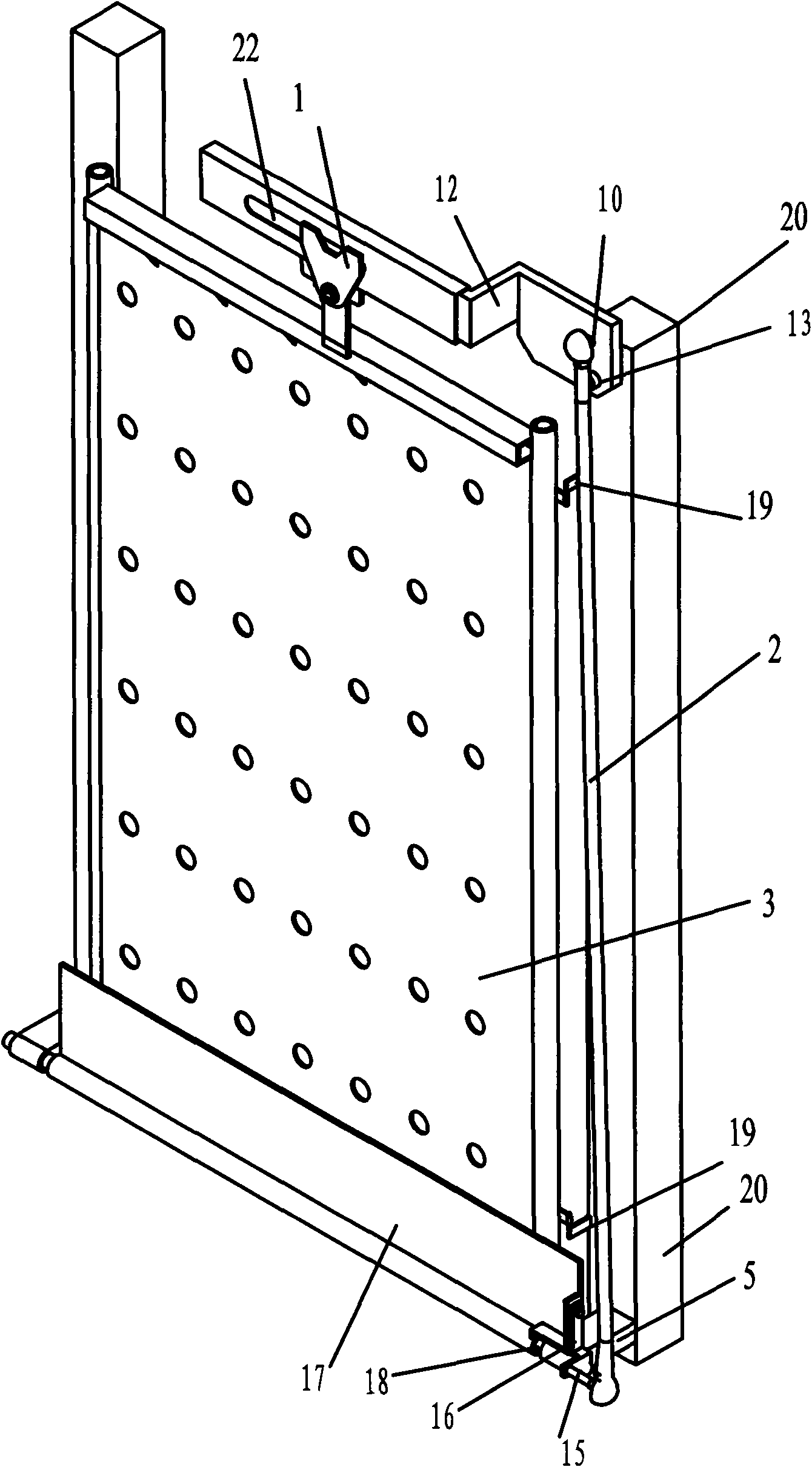 Lifter safety door