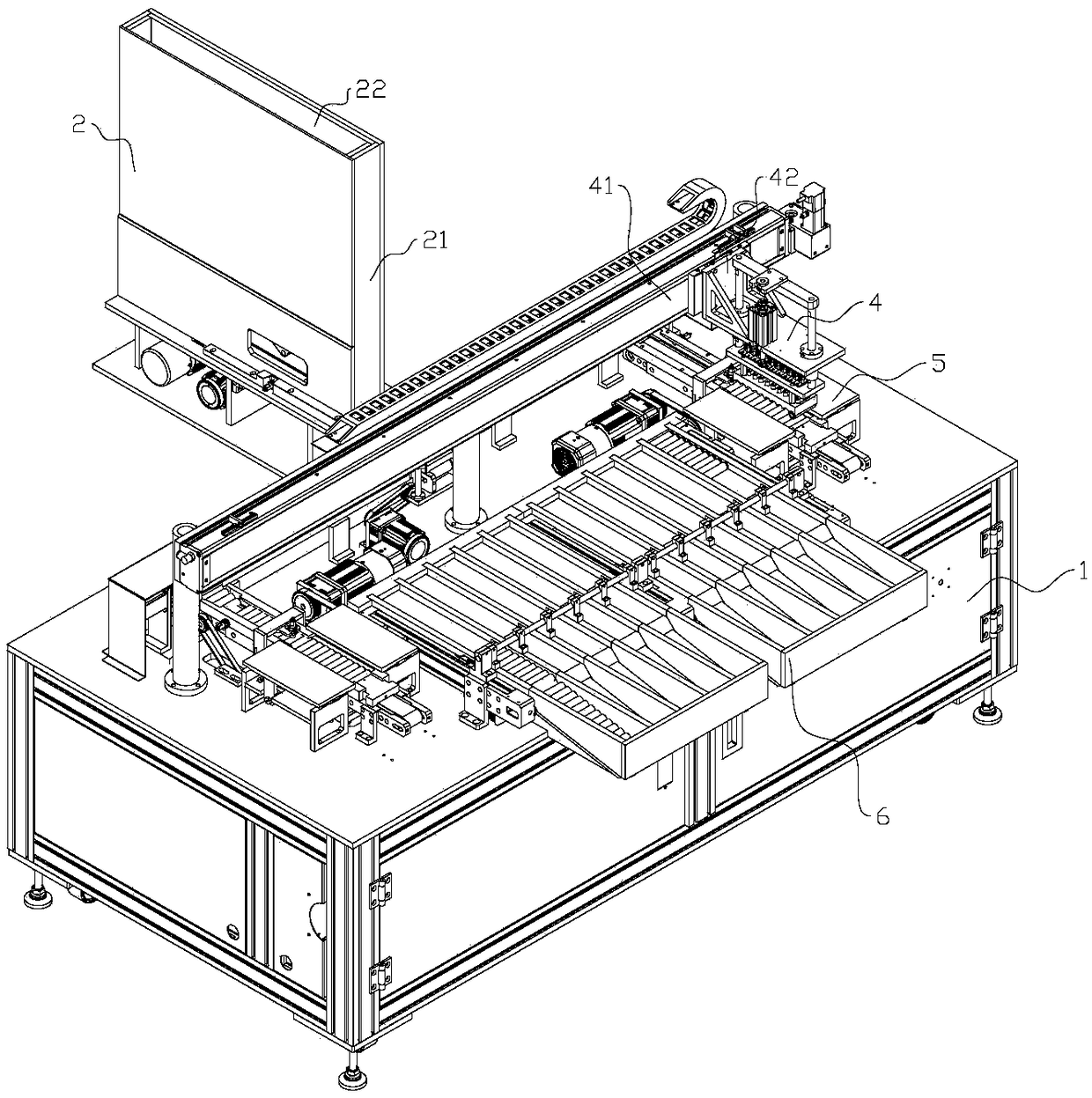 Sorting equipment for cylindrical lithium battery