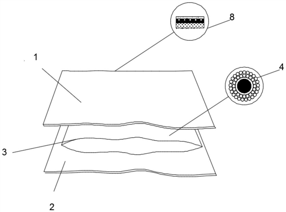 Preparation method of pillow inner filler and case