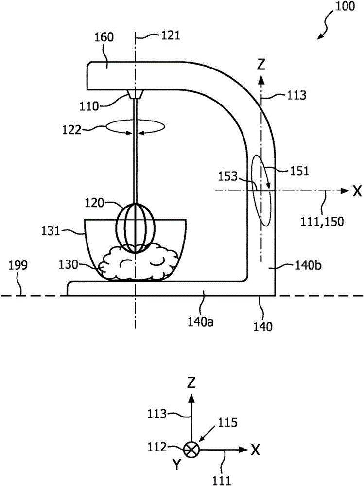 Kitchen appliance with opening mechanism