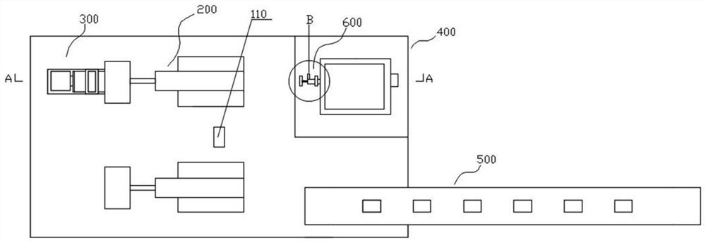 Laser bar test method and device