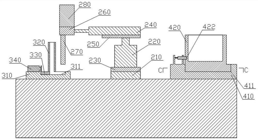 Laser bar test method and device