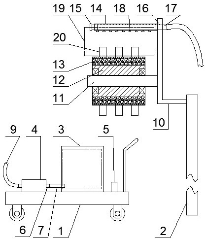 A line deicing device for distribution network