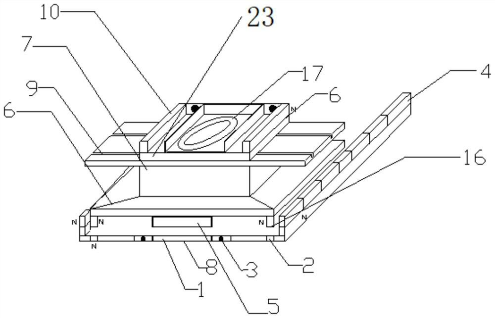 A high-speed mobile suspension wireless charging system