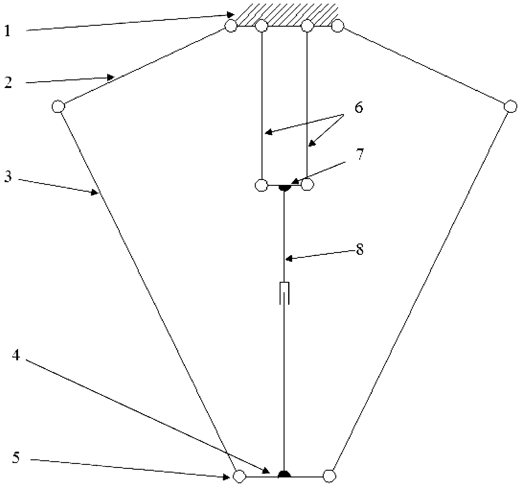 Parallel mechanism with two-degree-of-free translation function